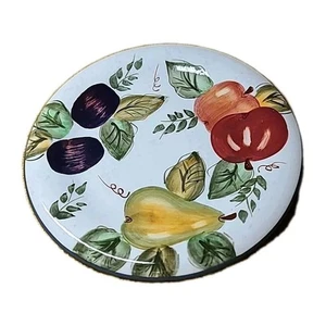 Vintage Oneida Fruit Hand Painted 8 inch Cereal Soup Bowl Set Of 2 - Picture 1 of 3