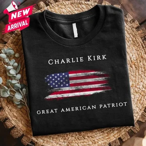 Charlie Kirk Memorial Tee Pray for Charlie Kirk T-Shirt - All Size - Picture 1 of 4