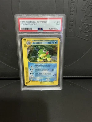 Politoed Skyridge Holo #H23 2003 Pokemon PSA 7 Nm Vintage - Image 1 of 2