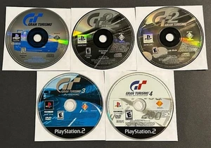 PS1 & PS2 Game Lot - Gran Turismo 1 , 2 , 3 , & 4 - Picture 1 of 1