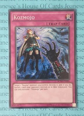 Kozmojo BOSH-EN086 Secret Rare Yu-Gi-Oh Card (U) New - Image 1 of 3