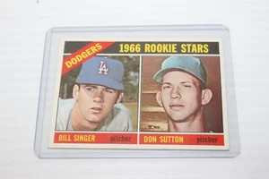 1966 Topps #288 Dodgers Rookie Stars Bill Singer Don Sutton RC - Bild 1 von 2