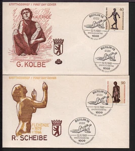 ✔️ GERMANY 2 X FDC COVERS - Picture 1 of 1
