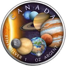 2022 Canada Maple Leaf Our Solar System ALL PLANETS coin 1 oz .999 silver