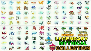 Shiny Legendary Shiny Mythical Pokemon Collection Scarlet Violet Sword Shield - Bild 1 von 3