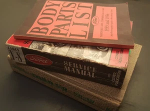 Lot of 3 Vtg Ford Auto Parts and Service Manuals / Books for Pre-1950's Models - Picture 1 of 12