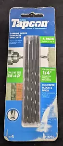ITW BRANDS 11250 3/16x4-1/2-Inch Concrete Bit, 4-Pack - NEW - Picture 1 of 2