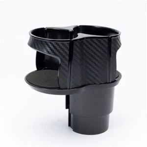 Consola central de fibra de carbono portavasos caja para accesorios interiores de automóvil - Imagen 1 de 12