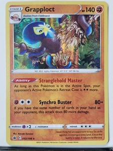 HOLO Grapploct 092/198 VLP Chilling Reign Sword Shield Pokemon Card $2 Shipping - Picture 1 of 2