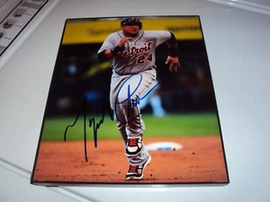 Miguel Cabrera signed 8x10 Foto Detroit Tigers handsigniert selten original! - Bild 1 von 2