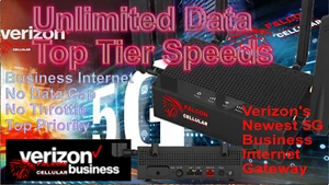 Verizon Unlimited Data Plan 5G 4G Modem Hotspot Jetpack Business Internet No Cap - Picture 1 of 8