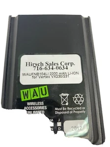 Vertex VX-230/231 replacement Lithium ion Battery 2200 mah. - Picture 1 of 4