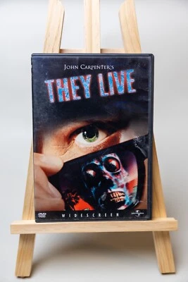 John Carpenter’s They Live (DVD, 1988, Widescreen) Roddy Piper & Keith David - Image 1 of 4