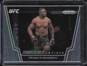 Francis Ngannou Mma Panini #25 Knockout Artists Silver Prizms - Picture 1 of 2