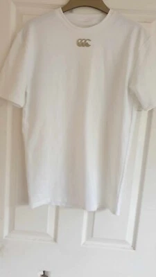 CANTERBURY - CCC- BASELAYER COLD - SHORT SLEEVE - WHITE- 3XL - Image 1 of 3