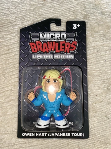 Owen Hart Japanese Tour Micro Brawlers Pro Wrestling Crate Exclusive Figure, AEW Cover