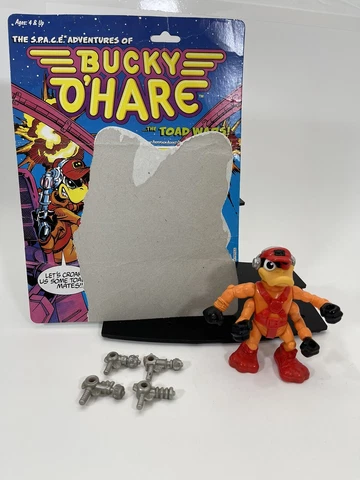 Bucky O'Hare Dead-Eye Duck Figure 1990 Hasbro No. 7291/7290 O Hare Complete Cover
