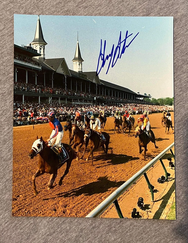 Kentucky Derby 1995 121er autógrafo de Gary Stevens foto 8x10 #1 Thunder Gulch Foto 1 de 1