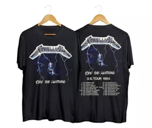 Vintage 1985 Metallica Ride The Lightning US Tour T-Shirt - Picture 1 of 4