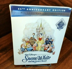 Snow White and the Seven Dwarfs (Blu-ray+DVD+Digital)Slipcover-NEW-Free Shipping - Picture 1 of 9