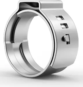 50Pcs PEX Cinch Clamps 3/8" Stainless Steel Clamp Rings Crimp Pinch Fitting - Picture 1 of 10