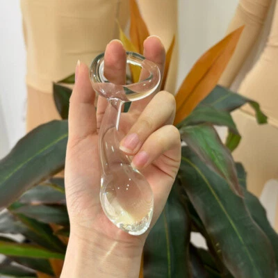 Glas Anal Butt Plug Dildo G-Punkt Stimulieren Prostata Massagegerät Sexspielzeug - Bild 1 von 4