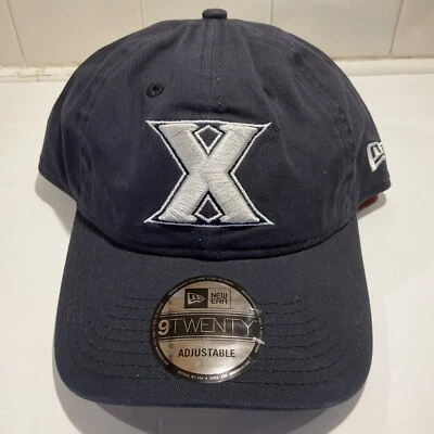 Xavier Musketeers NCAA New Era 9TWENTY Relaxed-Fit OSFM Strapback Hat Cap NEW - Image 1 of 4