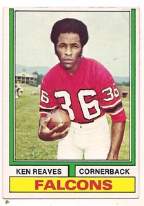 Ken Reaves Atlanta Falcons 1974 Topps #317 - Imagen 1 de 1