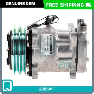 OEM A/C Compressor SD7H15 for International / Kenworth / Mack / New / Peterbilt - Image 1 of 4
