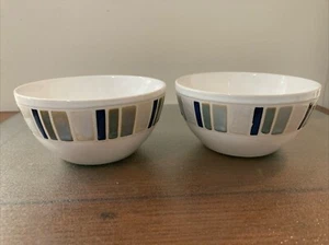Food Network CAPRINO - Set of 2 Soup Cereal Bowls - Picture 1 of 3