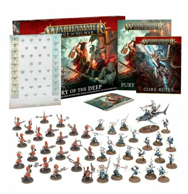 Games Workshop Warhammer: Age of Sigmar - Fury of the Deep Miniatures