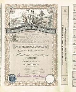 PORTUGAL TRADING COMPANY Aktienzertifikat / Anleihe mit COUPONS - Bild 1 von 1