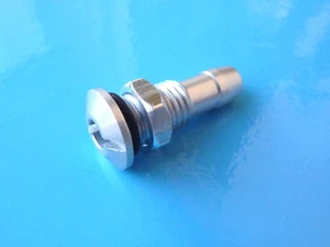 Salida de agua de refrigeración de aluminio 25 mm x Ø4 mm x M8 para barcos de carreras RC - Imagen 1 de 2