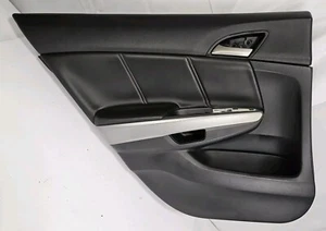 2008 - 2012 Honda Accord Driver LH Left Black-BK Rear Door Trim Panel - Picture 1 of 5