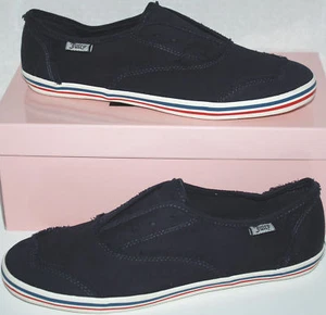 Nuevo en caja Tenis Juicy Couture Myrna Azul Marino Talla 10 - Imagen 1 de 3