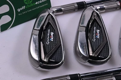 Taylormade M4 Irons / 5-PW+GW+SW / Regular Flex KBS MAX 85 Shafts - Image 1 of 4