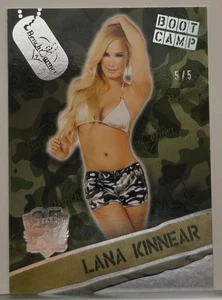 Lana Kinnear #5 von 5 hergestellt ~ 2015 Boot Camp Karte ~ 25 Jahre Bankwärmer - Bild 1 von 2