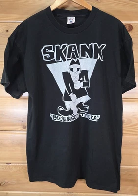 Camiseta de Colección Rara Skank Licenciada Para SKA Banda Punk Música Baile Hombres XL Foto 1 de 4