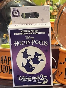 NEW - UNOPENED - 2025 Disney Parks Hocus Pocus Mystery Box (2 Pins) - Halloween - Picture 1 of 2