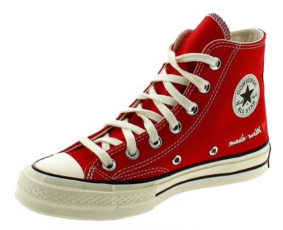 Zapatos de caña alta de lona Converse Chuck Taylor rojos para hombre 4,5 para mujer 6,5 unisex Foto 1 de 4