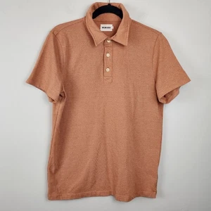 Taylor Stitch Hombres Talla 40 M Polo Marrón Preppy Informal - Imagen 1 de 6