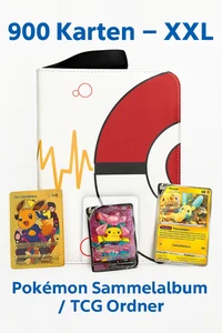 Pokémon Sammelalbum XXL – Kartenordner für 900 Karten – TCG Binder Pokéball - Bild 1 von 9