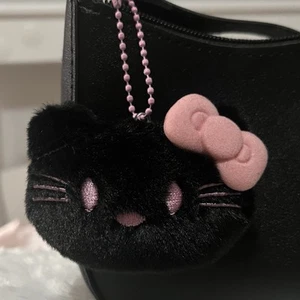 Hello Kitty Plush Keychain Pendant Cute Kawaii Women Accessories Bag Gift - Picture 1 of 2