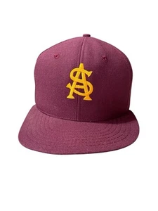 De colección Delong Arizona State Sun Devils ASU Gorra Gorra Snapback Logo Liso EE. UU. - Imagen 1 de 3