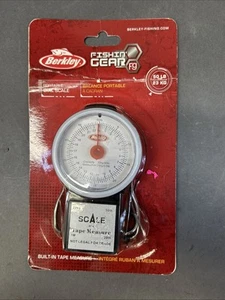 Berkley Dial Scale 50 Lb pound Portable Fishing Scale With 39” Tape Measure New - Picture 1 of 2