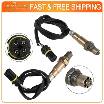 2Pcs Up & Down O2 Oxygen Sensor For Mercedes-Benz ML500 R500 5.0L SLK55 AMG 5.5L - Image 1 of 4