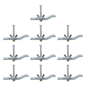 Sink Mounting Bracket Sink Clips for Washbasin Undermount Sink 10 Set Stainle... - Picture 1 of 5