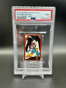 2015 Mario Hanafuda - November Red - Goomba & Mario - PSA 9 - Picture 1 of 2