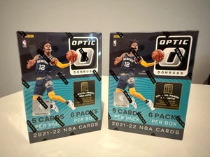 ZWEI 2021-22 NBA Optic Basketball Blaster Box Lot - Factory Sealed - Downtown?! - Bild 1 von 2