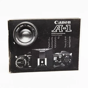 Canon A-1 Deutsch Bedienungsanleitung Anleitung Instructions Book Owner's Manual - Bild 1 von 6